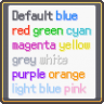 Alternative \c[x] text colors