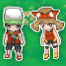 ORAS Brendan and May overworld sprites