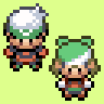 Emerald Characters Set in FRLG style